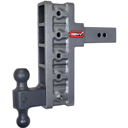 Gen-Y Hitch MEGA-DUTY 2.5 Shank 9 Offset Drop 3K TW 21K Hitch & GH-061 Dual-Ball GH-915
